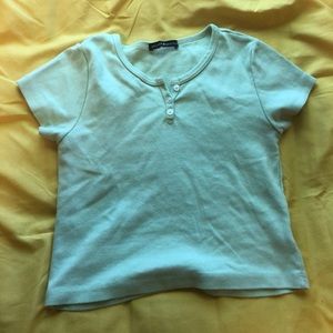 brandy melville ashlyn button top